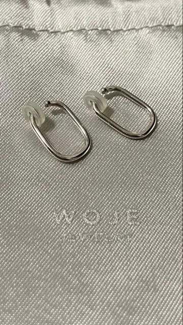 woje 귀찌 Line ll ( SV925 Earrings )