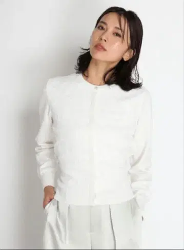 프레이 아이디 FRAY I.D 레이스 콤비 스트링 가디건 새상품급