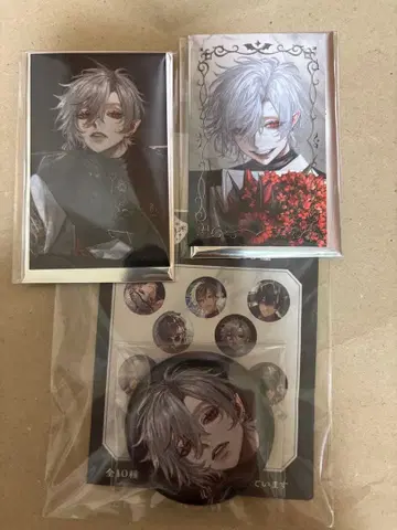 니지산지 쿠츠하 폴라로이드풍 캔뱃지 세트