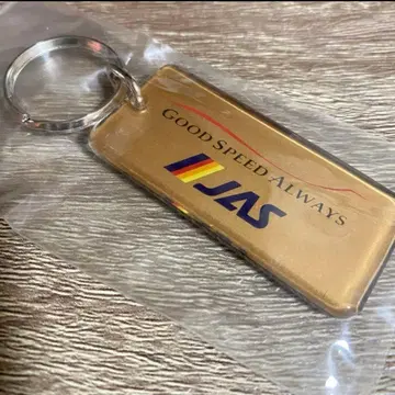 [ 레어 ] 미개봉 JAS 일본항공 키링 레트로 새상품 비행기