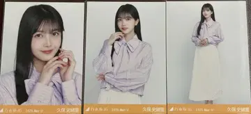 노기자카46 쿠보 시오리 빅 보타이 브로마이드 3종 컴프