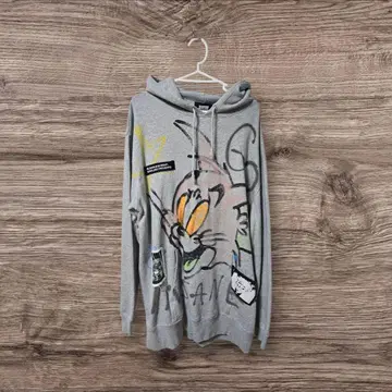 게르니카 페인트 후드티 톰과 제리