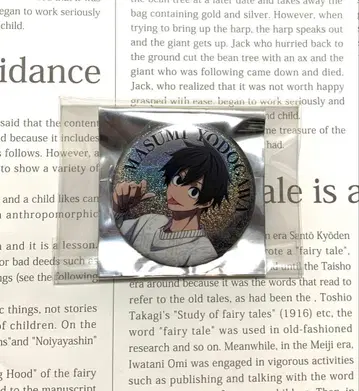 요도가와 마스미 복숭아 도적 GIGO 캔뱃지 글리터