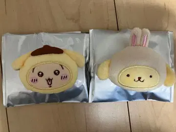 산리오 치이카와 (먼작귀) 시크릿 헤어 클립 토끼 폼폼푸딩