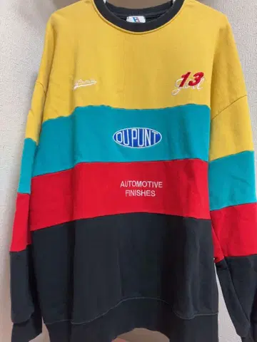 구제 의류 컬러풀 MIX 컬러 13 맨투맨 오버 사이즈
