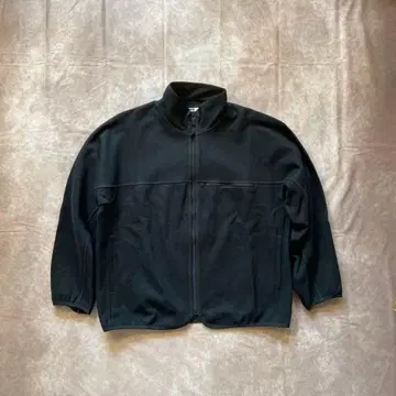 UNIQLO U 브러쉬드 저지 블루종 다크 그레이 XL