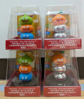 드래곤 퀘스트 흔들흔들 솔라 피규어 메탈 카가미모치 슬라임 타워 4체