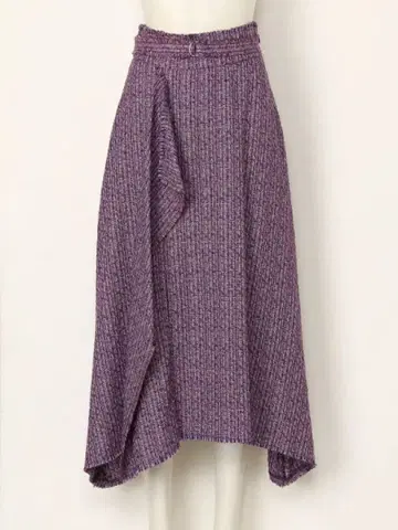 Mila Oven 퍼플 플레어 스커트 사이즈 0