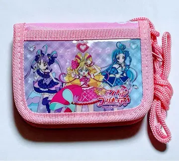 너와 아이돌 프리큐어 키즈 라운드 지갑 핑크