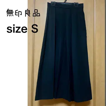 무인양품 하카마 팬츠 블랙 S 사이즈