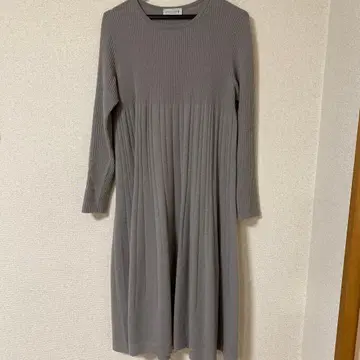 MACKINTOSH 그레이 니트 원피스 긴팔