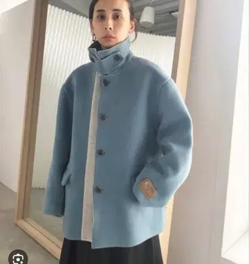 AMERI BI COLOR OVER MIDI COAT