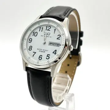 시티즌 Q&Q 솔라 남성용 손목시계 새상품급 CITIZEN 작동품