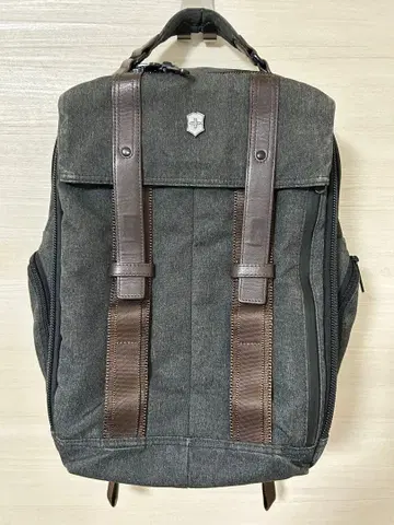 그레이 캔버스 백팩 비즈니스 남성용 빅토리녹스