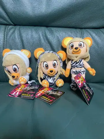 코다 쿠미 봉제 인형 마스코트 페이퍼 택 포함 일괄