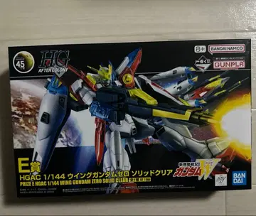 건담 프라모델 제일복권 E상 HG 윙 건담 제로 솔리드 클리어