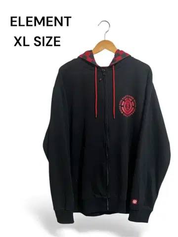 ELEMENT XL 사이즈 후드티 백 로고 자수