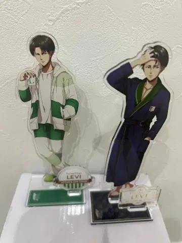 진격의 거인 리바이 파자마 아크릴 스탠드 2개