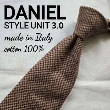 새상품급 DANIEL STYLE UNIT 코튼 넥타이 이탈리아제