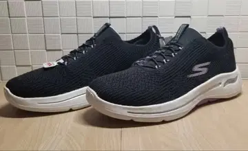 [새상품] 스케쳐스 22.5cm 니트 스니커즈 블랙