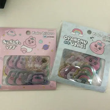 빤쮸토끼 플레크씰 플레크 스티커 뽀끄뽀끄 뽀끄리