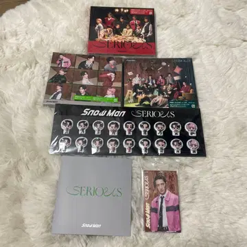 Snow Man SERIOUS 3 형태 세트 특전 포함 미개봉