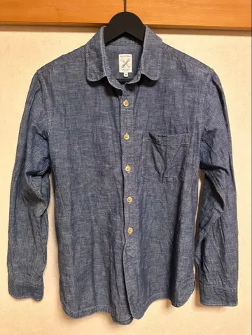 ADITIONAL 남성용 긴팔 데님 셔츠