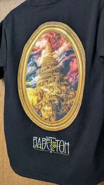 Mrs. GREEN APPLE 바벨탑 티셔츠 S 사이즈