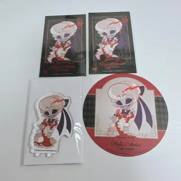 해즈빈 호텔 애니 카페 아크릴 스탠드 금박 카드 코스터 로지