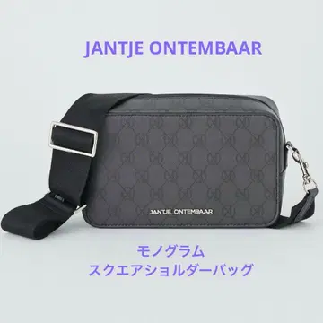 J_O 모노그램 스퀘어 숄더백 handover x 블랙