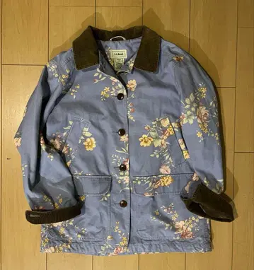L.L.Bean 헌팅 자켓 플라워 꽃무늬 LL Bean M