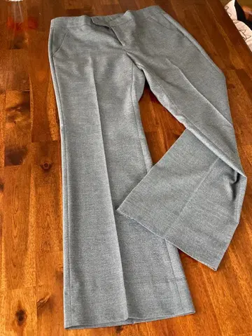 그레이 슬랙스 여성용 세미 와이드 11호