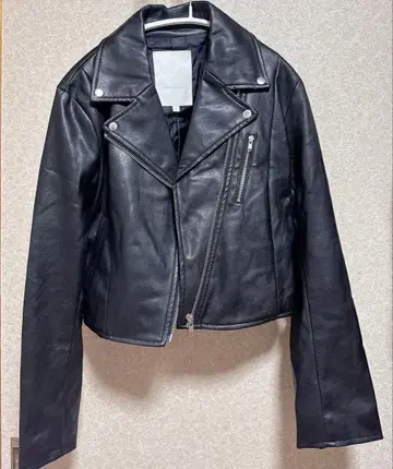 MERCURYDUO 인조 가죽 컴팩트 라이더 자켓