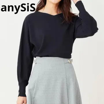 ANY SIS 애니스 오프 바디 돌먼 워셔블 니트 온워드 카시야마