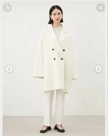 미라 오웬 더블 브레스트 코트