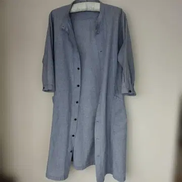 플랜테이션 Plantation 롱 셔츠 겉옷 7부 소매 M