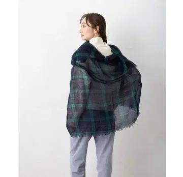 티에두르 내몽골산 알바스 캐시미어 100% 포근한 에어리 스톨