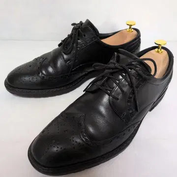 28.0 ecco 비즈니스 슈즈 윙팁 가죽 신발 블랙