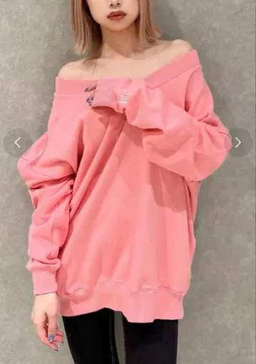 GYDA V넥 맨투맨 상의