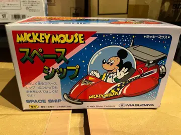 미키마우스 마스다야 쇼와 레트로 피규어 스페이스 선박 미사용 새상품