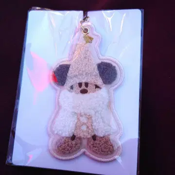 릴린린 사가라 키체인 화이트 베이지