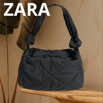 ZARA 퀼팅 숄더백 블랙 블랙 완판템 밴딩백