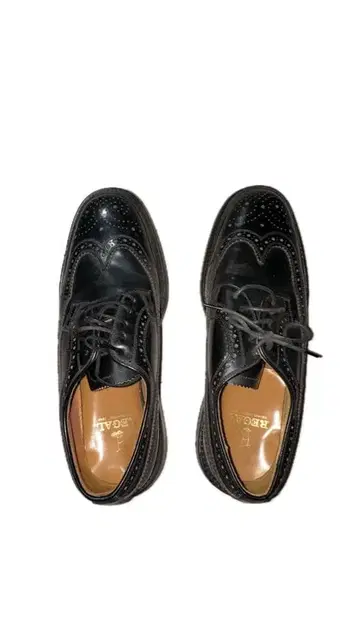 새상품급 정가 33000엔 REGAL 블랙 윙 칩 24EE