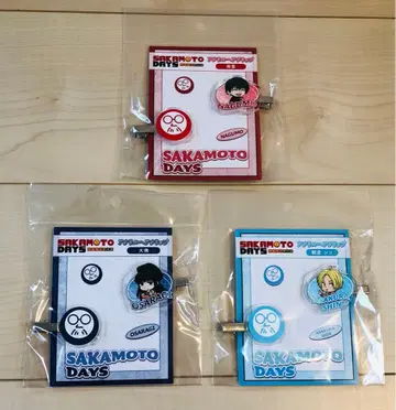 미개봉 사카모토 데이즈 아크릴 헤어 클립 오오부 나구모 아사쿠라 신
