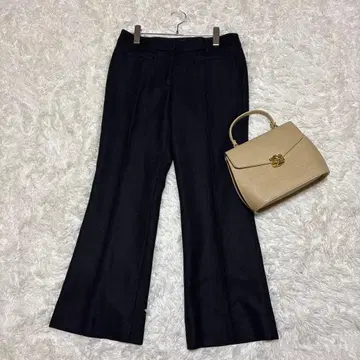 [엘엘빈] 울 100% 플레어 팬츠 블랙 4사이즈 미사용