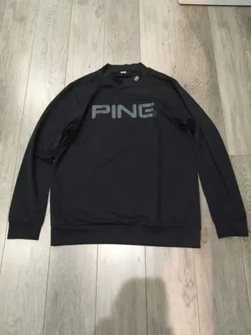 PING 블랙 긴팔 셔츠