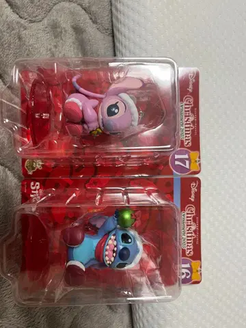 디즈니 크리스마스 컬렉션 스티치&엔젤 세트