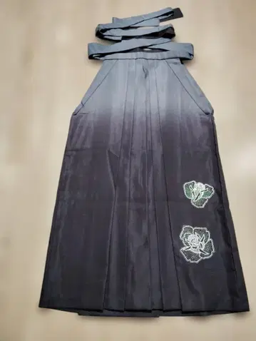 새상품급 그라데이션 하카마 장미 무늬