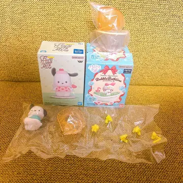 산리오 포차코 버블 목욕 시간 Fluffy Puffy 피규어