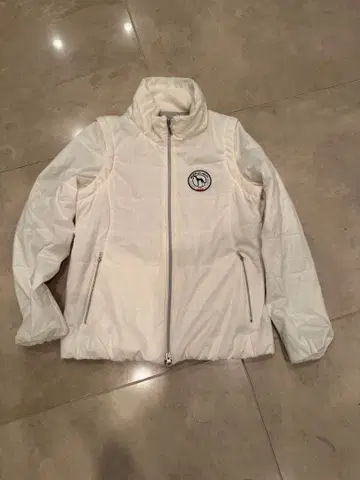 adabat 골프 아우터 화이트 여성용 베스트로도 가능한 2웨이